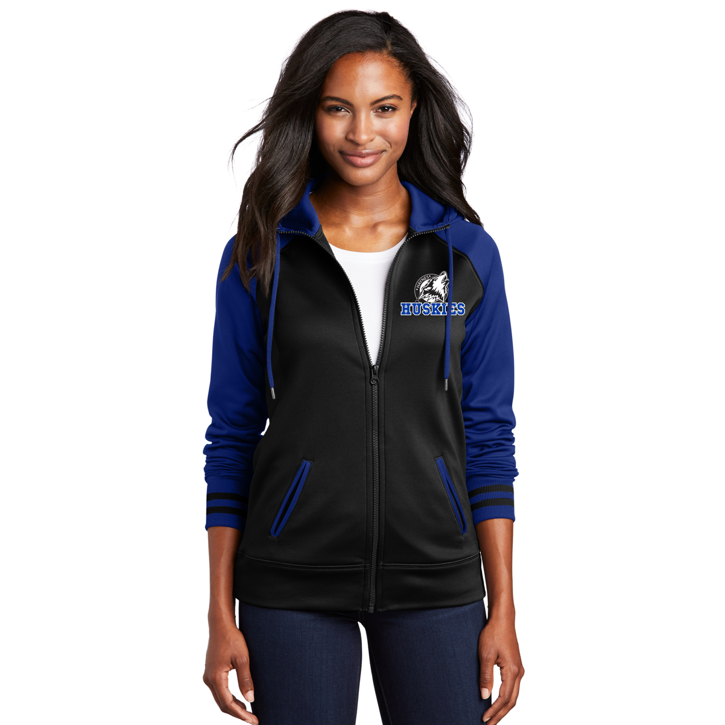 Staff Womens Full-Zip Hooded Jacket (LST236)